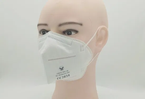 Máscara facial dobrável à prova de poeira KN95 FFP2 FFP3 para atacado