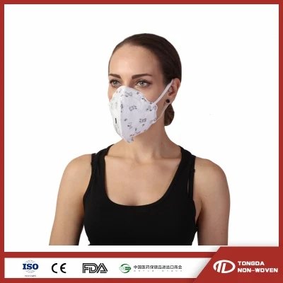 Compre Ffp 2 Ffp 3 3 camadas descartáveis ​​Earloop Máscara facial não tecida de alta qualidade Válvula branca respiratória